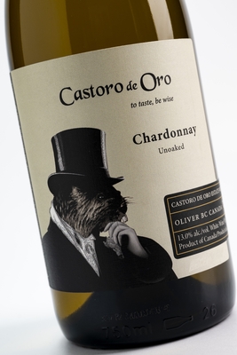 Castoro de Oro Chardonnay BTL close tilt