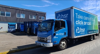 HSR Service truck at Resource Recovery Centre